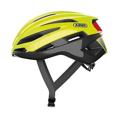 ABUS STORMCHASER, Casco da Bicicletta. Unisex-Adulto, Giallo (Neon Yellow), S