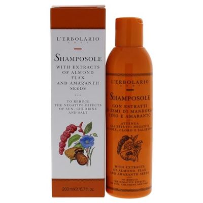 L'Erbolario Sun Shampoo with Almond/Amaranth and Flax