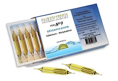 POE N°9 - Préparation en oligoéléments - Détoxification - Chlorella - 20 ampoules de 2 ml - Bioligo