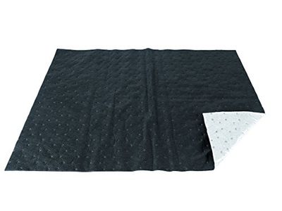 EUFAB 21079 Oilpad Environmental Protection Mat for Indoor Use without Hemmed Black Dimensions 0.40 x 0.50 m