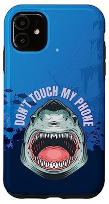 Ne touchez pas mon téléphone Jaws Shark Cool Fish Coque pour iPhone 11