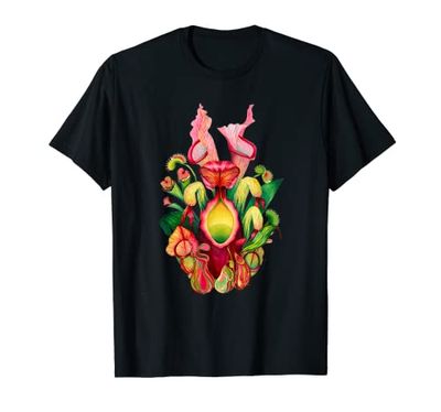 Jarra Planta Naturaleza Arte Plantas Carnívoras Sarracenia Camiseta