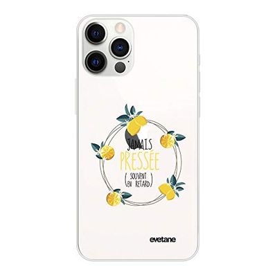 Evetane Beschermhoes voor 6,1 inch iPhone 12/12 Pro, nooit in een haast