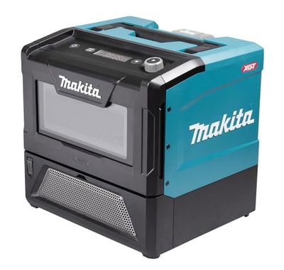 Makita MW001GZ - Microondas con batería, 40 V, máx. 350/500 W, 8 L (sin batería, sin cargador)
