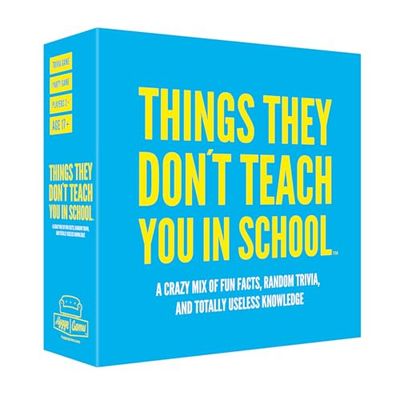 Things they don´t teach you in school Hygge Games 21019 Party Trivia Card Game