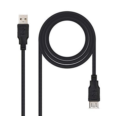 Câble USB NANOCABLE 8433281002999 3 M Noir