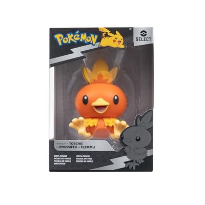 Pokemon Jazwares Select Figurine Torchic en Vinyle, Taille 10 cm