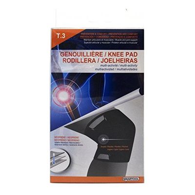Smartool kniebeschermer, zwart