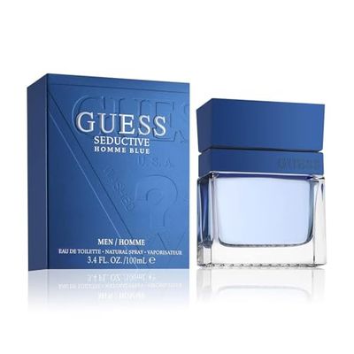 Guess Seductive Homme Blue Eau de Toilette Spray pour Homme 3.4 oz / 100ml