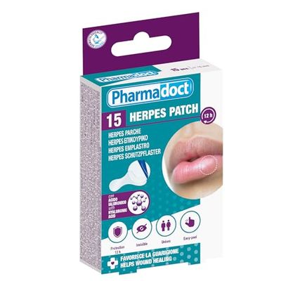 PHARMADOCT - Patch tegen herpes labialis, 1 verpakking met 15 bandages