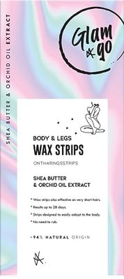 Glam&Go - Glam&Go Materiale Strisce per Corpo E Gambe - Capelli Rimozione - 20 Pezzi