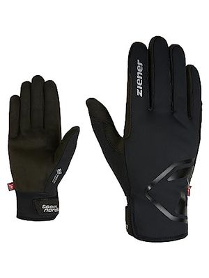 Ziener UMANO Guanti da sci di fondo, da uomo, imbottiti, Primaloft, Softshell, nero, 6