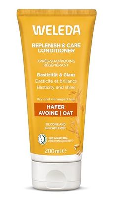 Weleda Balsamo Ristrutturante Avena, trattamento nutriente per capelli e secchi, spenti per donare elasticità e lucentezza, delicato profumo fresco (1X200 ml)