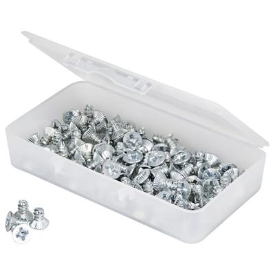 SNOLI Ski Binding Screw, 5,5x9,5 Mm, 100 Pcs. Accessoires Sport, Multicolore, Taille Unique