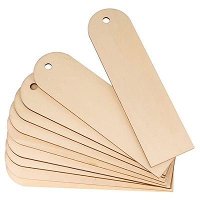 Artemio 10 Wooden Bookmarks with Rounded Ends