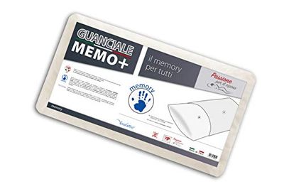 V.I.P. Very Important Pillow Kussen Memory, wit, 50 x 80