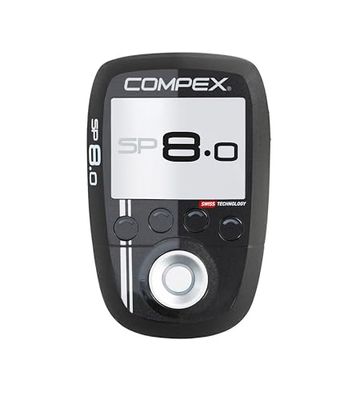 COMPEX SP 8.0 - Elettrostimolatore muscolare wireless EMS, TENS e Massaggio - 4 canali indipendenti, 999 livelli di intensità, 40 programmi - Compatibile con l'app Compex Coach