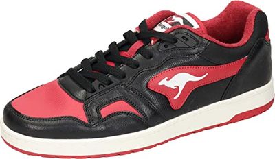 KangaROOS K-slam Point Sneakers, uniseks, Jet Black Rouge, 41 EU