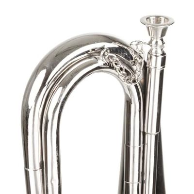 Taburete de metal y piel, marrón