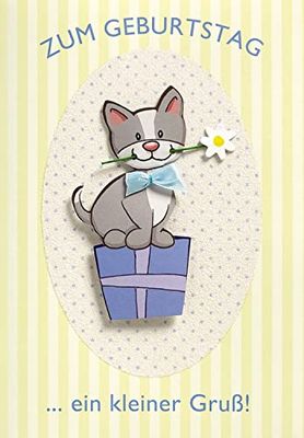 Perleberg Wenskaart voor kinderverjaardag, lifestyle collectie, liefdevolle verjaardagskaart voor kinderen, felicitatiekaart, verjaardag met motief, verjaardagskaarten voor kinderen, 11,6 x 16,6 cm