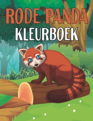 RODE PANDA KLEURBOEK: RED PANDA kleurboek geweldig cadeau voor jongens en meisjes, schattige RED PANDA en de oceaan wezens school Activiteit boek voor kinderen leeftijden 3-9 leuk kleurboek peuters