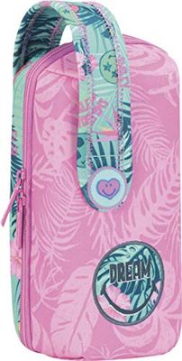 Smiley Dream Multi-School Case | Large School Case with Double Zipper, Large Capacity Backpack Organizer with 4 Inner School Cases - Measures 11 x 10 cm