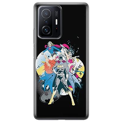 ERT GROUP mobiltelefonfodral för Xiaomi 11T 5G / 11T PRO 5G originalt och officiellt licensierat DC mönster Super Girls 001 anpassad till formen på mobiltelefonen, fodral tillverkad av TPU-plast