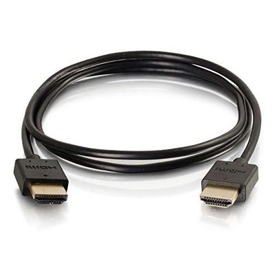 C2G 0,3 m Ultra Flexible câble HDMI Haute Vitesse avec connecteurs à Profil Bas 0.9M Noir