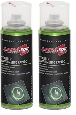 Ambro-Sol Autoarranque, Transparente, 200 ml (Paquete de 2)