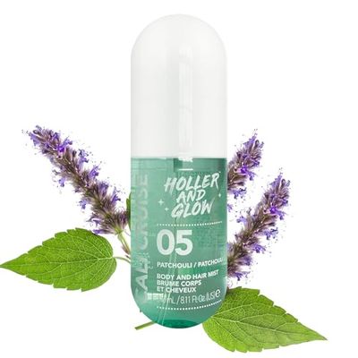 Holler And Glow Cali Cruise Body & Hair Mist, Body Spray For Women, Hair Perfume For Women, Women Fragrance, Zesty Citrus Tangerine, Rose, Patchouli, Floral & Citrusy Fragrance Notes, 240 ml