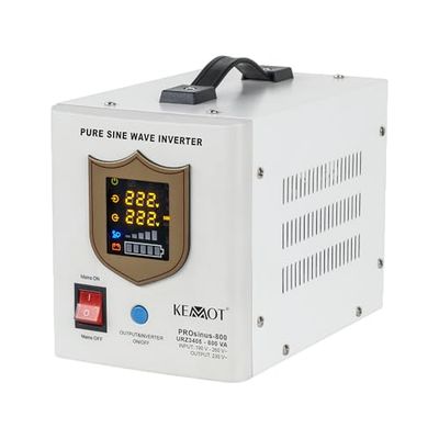 Not Alimentación Kemot prosinus de 500 Cambio Richter Reiner Sinus Función de Carga 12 V 230 V 800 VA/500 W