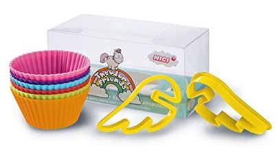 NICI- Molde de Silicona para Muffins y Cortador de Galletas (40974)