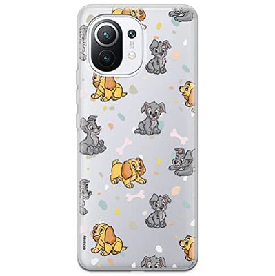 ERT GROUP mobiltelefonfodral för Xiaomi 11 originalt och officiellt licensierat Disney mönster Lady and the Tramp 002 optimalt anpassad till formen på mobiltelefonen, gedeeltelijk transparant