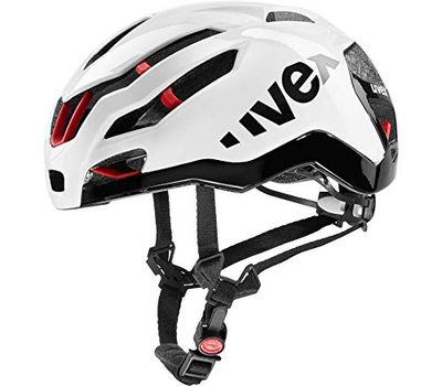 uvex race 9 - extremt lätt performancehjälm för dam och herr - aerodynamiskt optimerad ventilation - optimerad ventilation - white - 57-60 cm