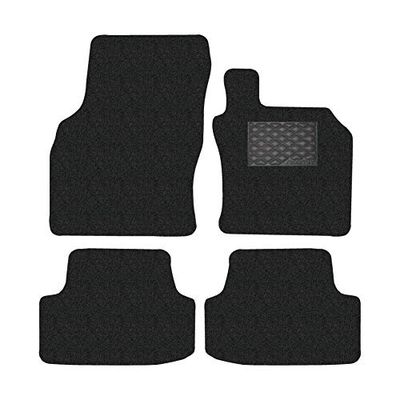 Nicoman Spaghetti All-Weather Fully Tailored Car mats Fit【2013-2019 Golf MK7 Hatchback/Estate】(Full Set 4-Piece,Black)