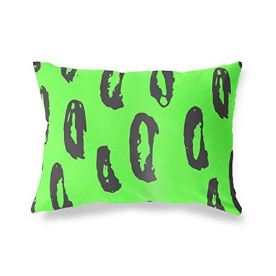 BonaMaison Neon Verde-Fumi Fodera per Cuscino Cotone e Copricuscini Federa per Divano Casa Soggiorno Camera da Letto Decorazione Interni ed Esterni, 45x60 Cm - Progettata e Prodotta in Turchia