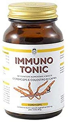 SEB - Immuno Tonic - Integratore alimentare a base di Colostro di Capra, Lattoferrina e Cordyceps (fungo medicinale).