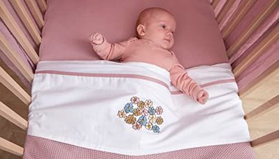Meyco Kinderlaken vintage bloem lila