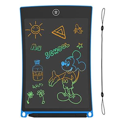 GUYUCOM 8.5-inch LCD Writing Children's Drawing Tablet and Children's Magic Tablet for Kids with Colourful and Brighter Line, Great Gifts for 3 4 5 6 7 Year Old Boys Girls (Blue)