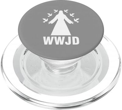 WWJD What Would Jesus Do Christian PopSockets PopGrip for MagSafe