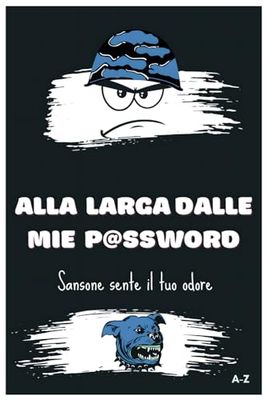 Quaderno delle password per smemorati: Libro per organizzare le tue password in ordine alfabetico, formato tascabile, idea regalo originale e utile per amici e familiari