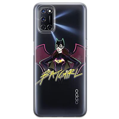 ERT GROUP mobiltelefonfodral för Oppo A92/ A72/ A52 originalt och officiellt licensierat DC mönster Bat Girl 004 optimalt anpassad till formen på mobiltelefonen, gedeeltelijk transparant