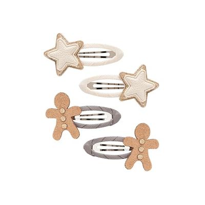 Gingerbread Hair Clips | Golddrush/Gingerbread