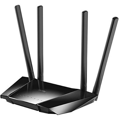 Cudy LT400 WiFi Ontgrendelde 4G LTE Modem Router Met Simkaartsleuf, 5dBi High-Gain Antennes, FDD, DDNS, VPN, Cloudflare, Plug and Play