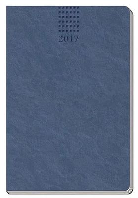 Wochenbuch Soft Touch 2017 Blau