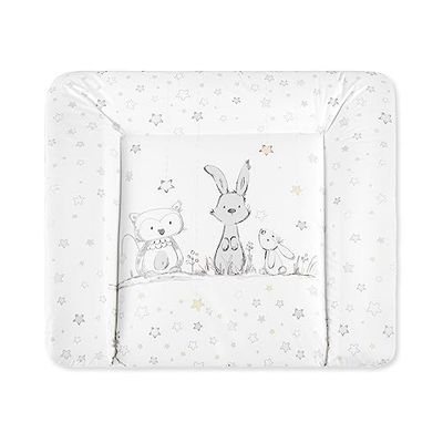 Julius Zöllner® Cambiador Softy 85 x 75 cm – Cambiador suave – Cambiador de bebé – Película impermeable y lavable – Fabricado en Alemania – Oeko-Tex Standard 100 – Amigos de las estrellas