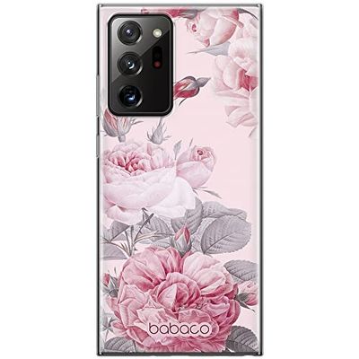 BABACO ERT GROUP custodia per cellulare per Samsung GALAXY NOTE 20 ULTRA originale e con licenza ufficiale, modello Flowers 050 adattato in modo ottimale alla forma dello smartphone, custodia in TPU