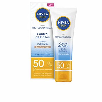 SUN CONTROL BRILLOS facial matificante medio SPF50 40 ml