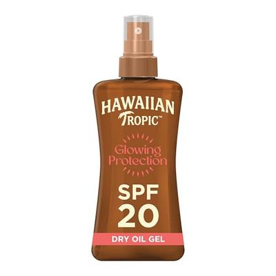 Hawaiian Tropic Ochronny suchy olej w sprayu LSF 20, 200ml, 1er opakowanie (1 x 200 ml)
