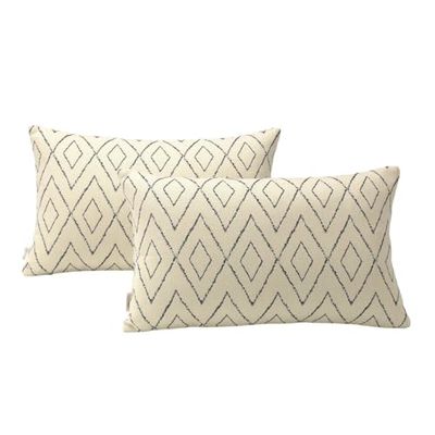 Alexandra House Living Funda de cojín Azul 30 x 50 cm 2 Unidades D1602579 - EAN: 8400004035756